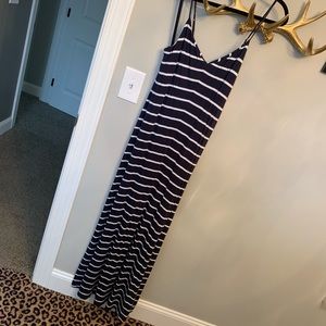 Navy Stripe Tommy Hilfiger maxi dress